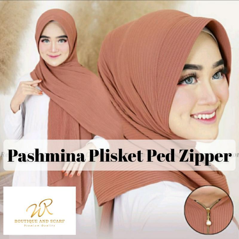Pasmina plisket pet Ziper