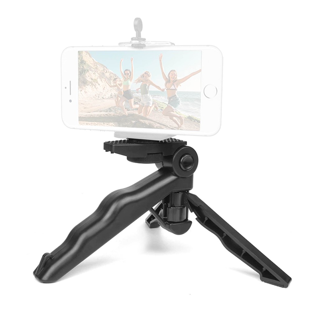 Tripod Tongsis Handphone 3 in 1 Plastik Mini Handle Phone Kamera DSLR Free Holder Universal