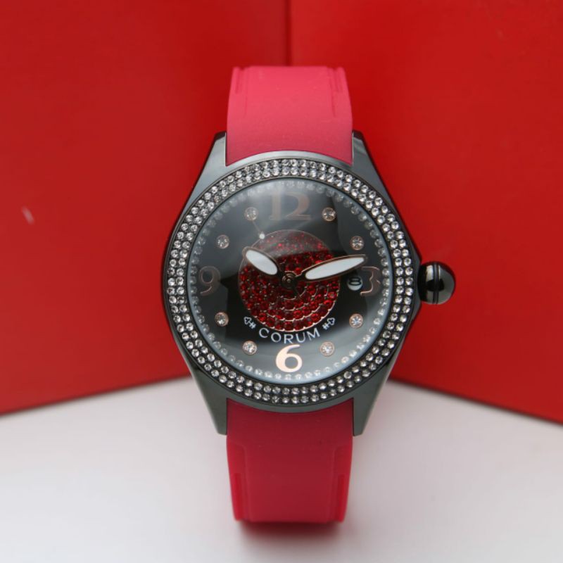 jam tangan terlaris CORUM 4cm. 185rb. case htm