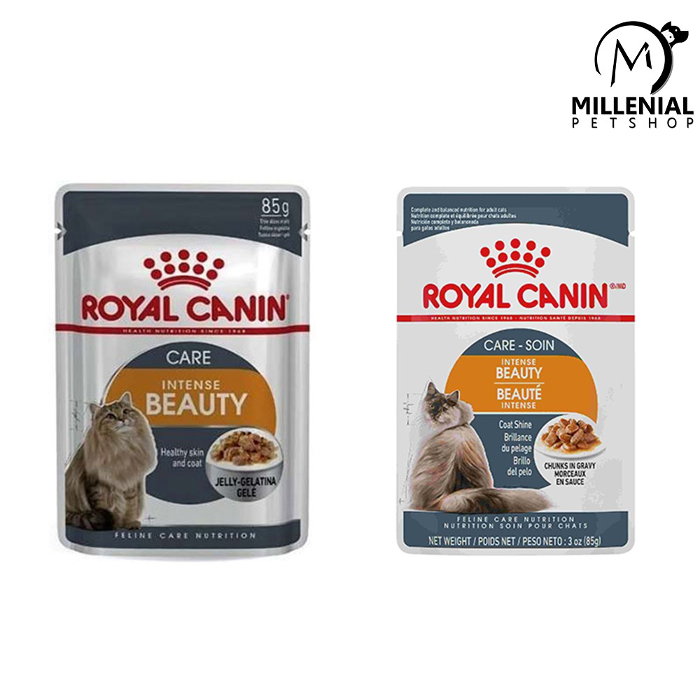 royal canin intense beauty 85gr / makanan basah royal canin pouch 85gr