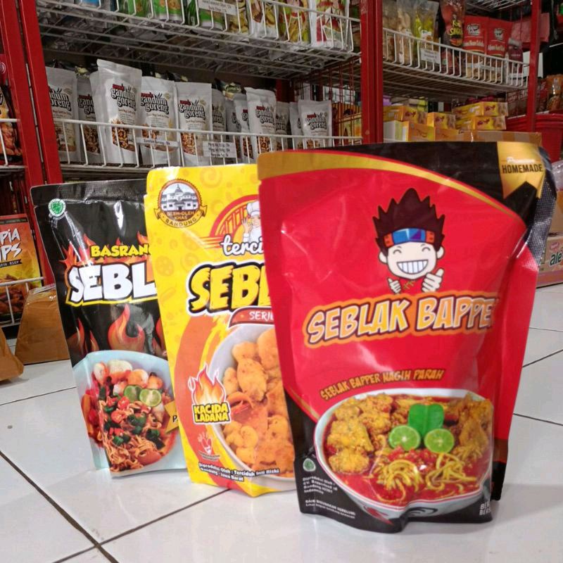 Bundling 3 - Seblak Bapper - Seblak Basranger - Seblak Terciduk Extra Pedas Porsi Jumbo