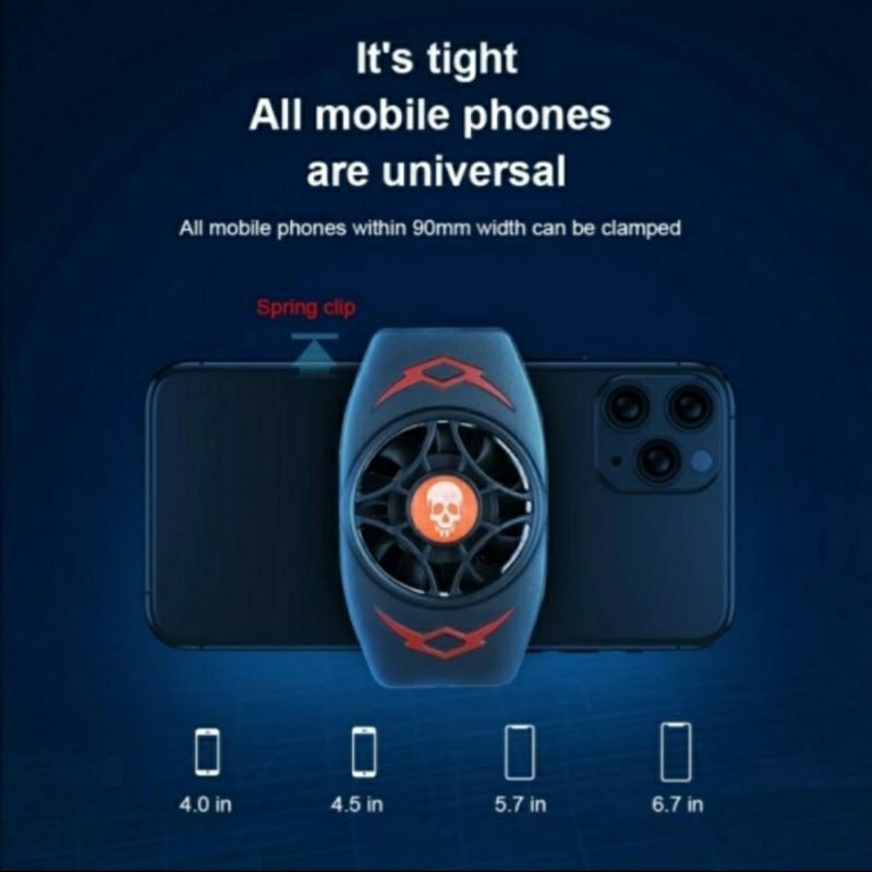 Kipas Pendingin Handphone Cooling Fan Universal Untuk Semua Hp Cocok Untuk Gamers