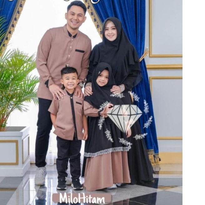 ▲ COUPLE KELUARGA CP FAMILY SYARI YENNY KOKO YUSUF MOSCREPE ✻