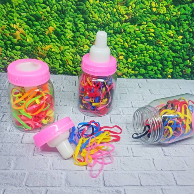 KARET JEPANG DOT MINI/ IKAT RAMBUT KARET DOT MINI/ KUNCIRAN DOT MINI/ KUNCIRAN ANAK PER PCS