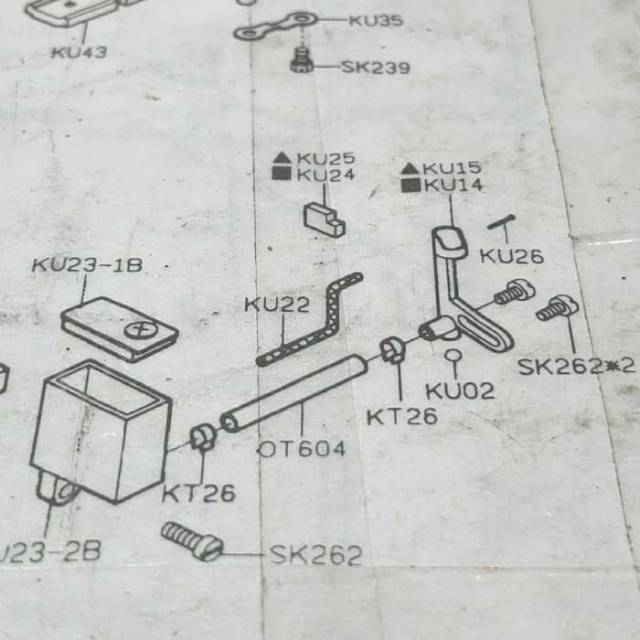 KU15 Jalur Minyak Silikon Mesin Jahit Obras 700F-747-747A