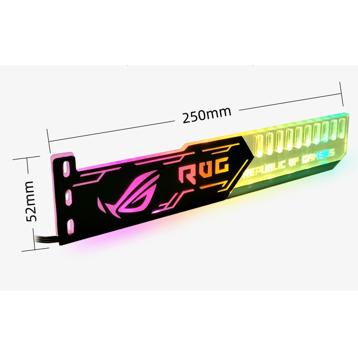 Bracket VGA card Coolmoon Asus ROG MSI Aorus RGB LED