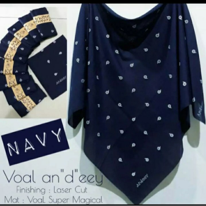 Grosir HIJAB/Kerudung VoaL Sublim Huruf D