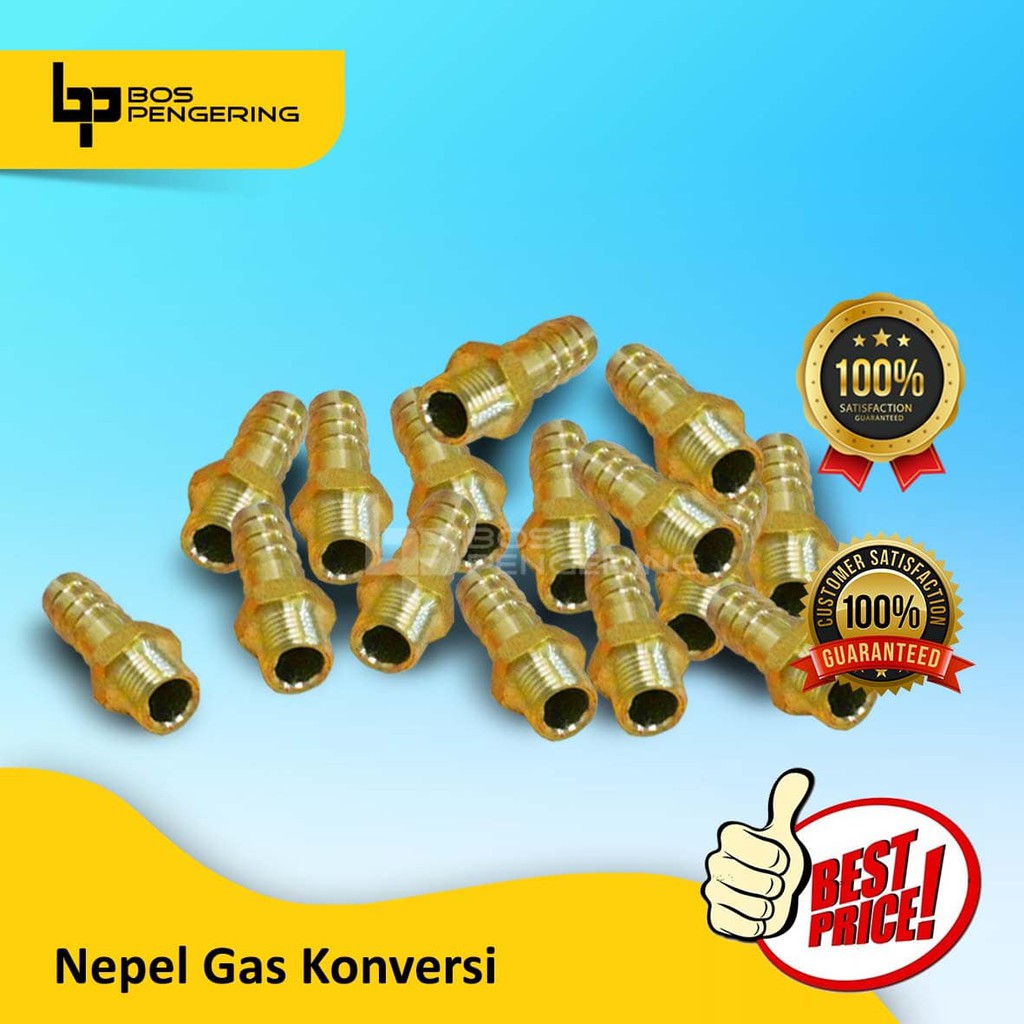 Nepel Gas Selenoid Regulator - Nepel Konversi Gas 1/4