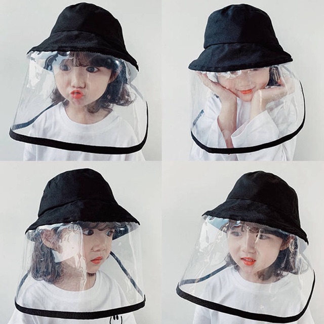 TOPI BUCKET ANTI CORONA ANAK / TOPI FACE SHIELD ANAK / FACE SHIELD ANAK/FACE SHIELD DEWASA/TOPI MIKA