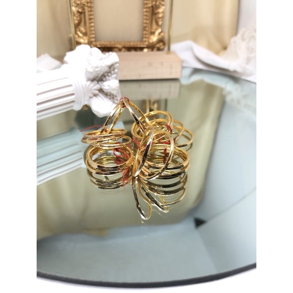 SALE CINCIN KERONCONG EMAS ASLI UKURAN KOMPLIT HARAP TULIS SIZE SAAT CEK OUT