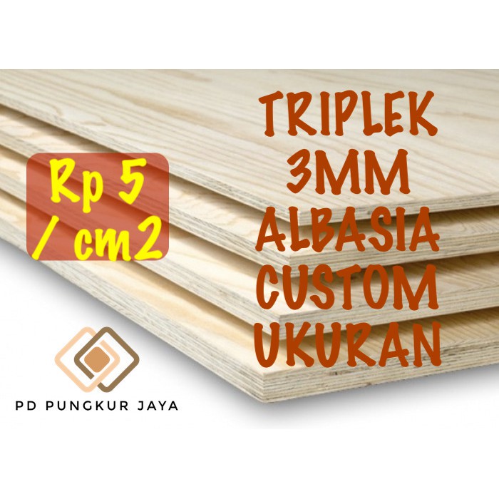 TRIPLEK / MULTIPLEK 3MM ALBASIA UKURAN CUSTOM