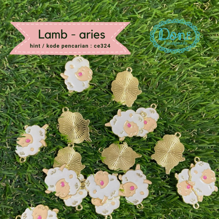 Done handymade zodiac aries charm lamb aksesoris aries ce325