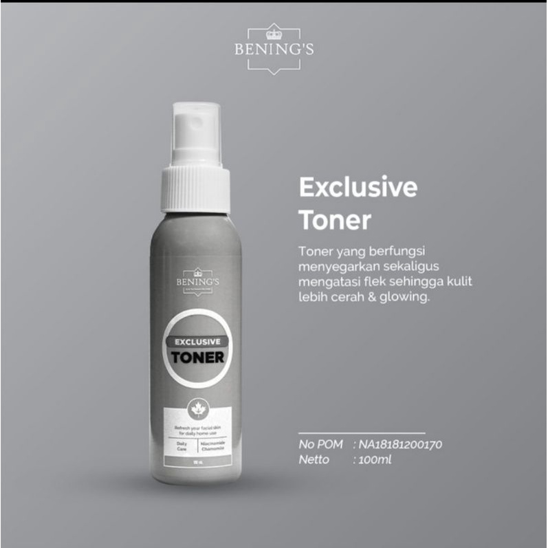 Toner Exclusive Benings Skincare