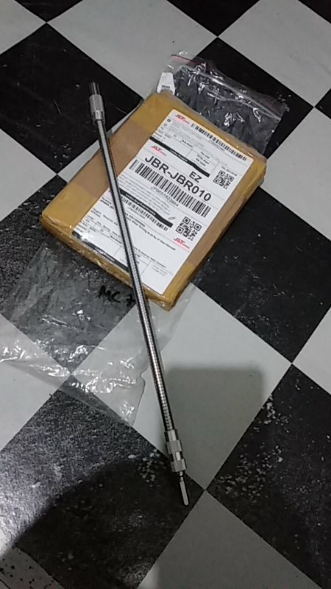 Mata Bor Obeng Fleksible Screwdriver Metal Extension 40cm Berkualitas