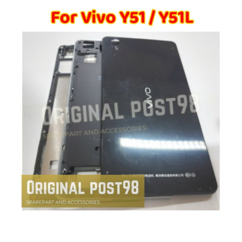 VIVO Y51 Y51L - Backdoor Back Casing Kesing Housing Fullset Ori