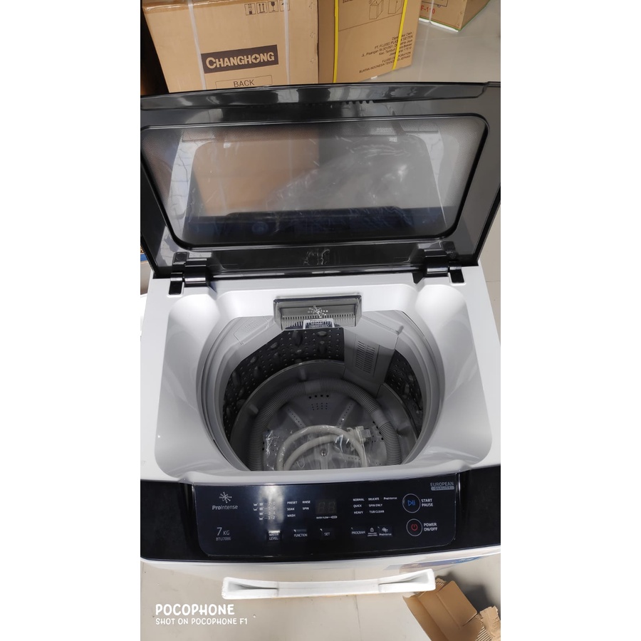 PROMO MESIN CUCI BEKO TOP LOAD 7 KG BTU7086W BTU 7086W TOP LOADING