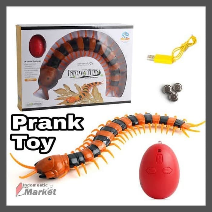 Slime Guar Gum - Pie Face Game - Mainan Gigit Buaya Mainan Prank Toy Lipan Kelabang Dengan Remote