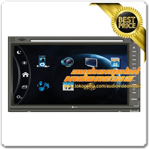 MTECH MM 7695 GPS MI - HEADUNIT DOUBLE DIN GPS AG22