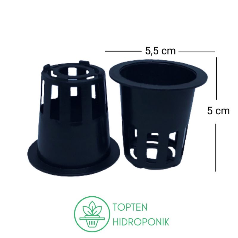 Netpot Hidroponik 5cm Hitam Netpot Hidroponik jaring 5 cm - Netpot Bagus - Netpot Murah