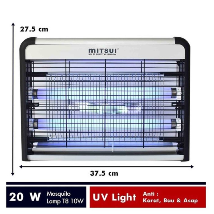 Aoki Insect Killer Pest Control UV light  Lampu Perangkap Nyamuk / Lalat  Elektrik / Listrik  20w 22w 30w 40w Watt