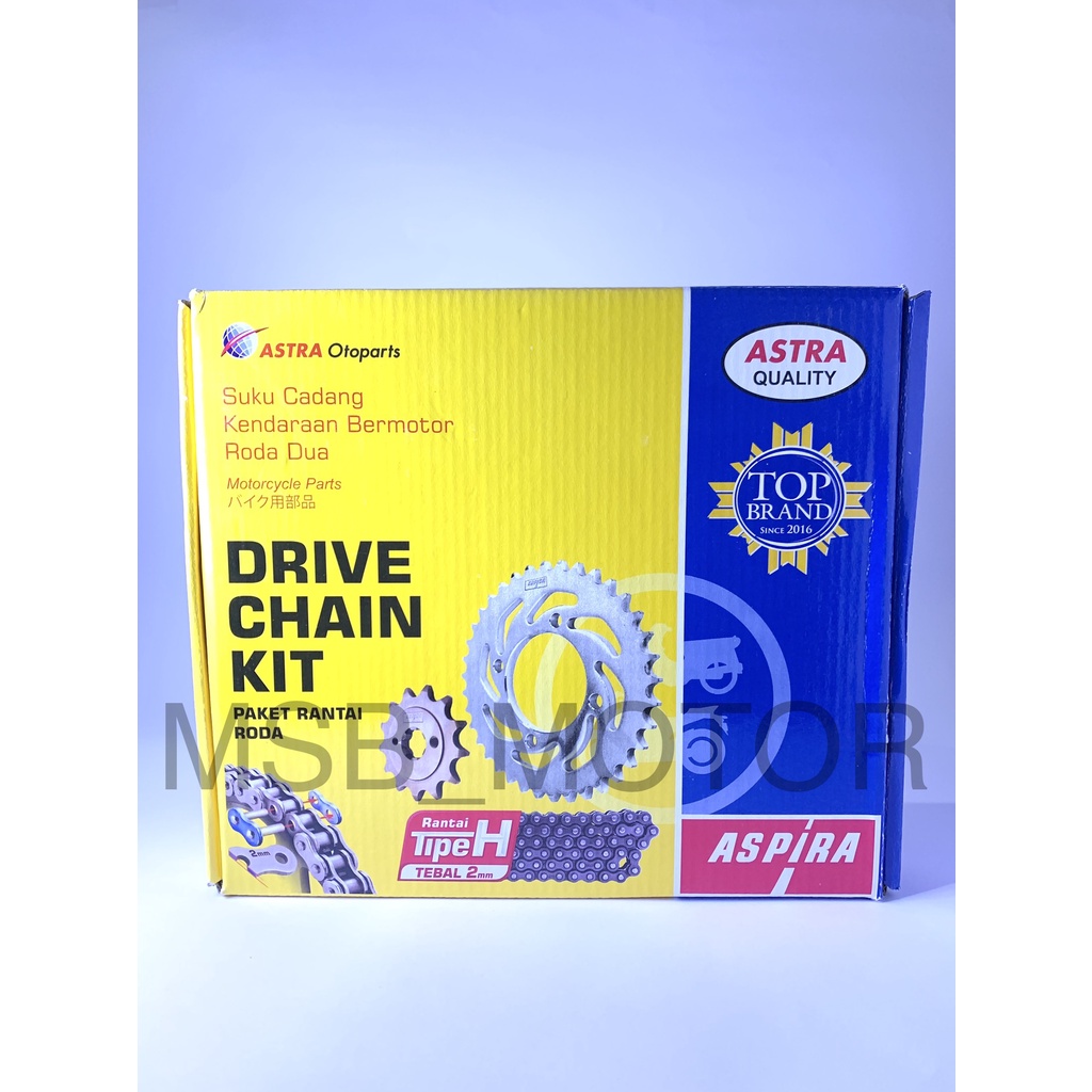 Paket Gear Set ASPIRA K41 HONDA SUPRA X 125 FI