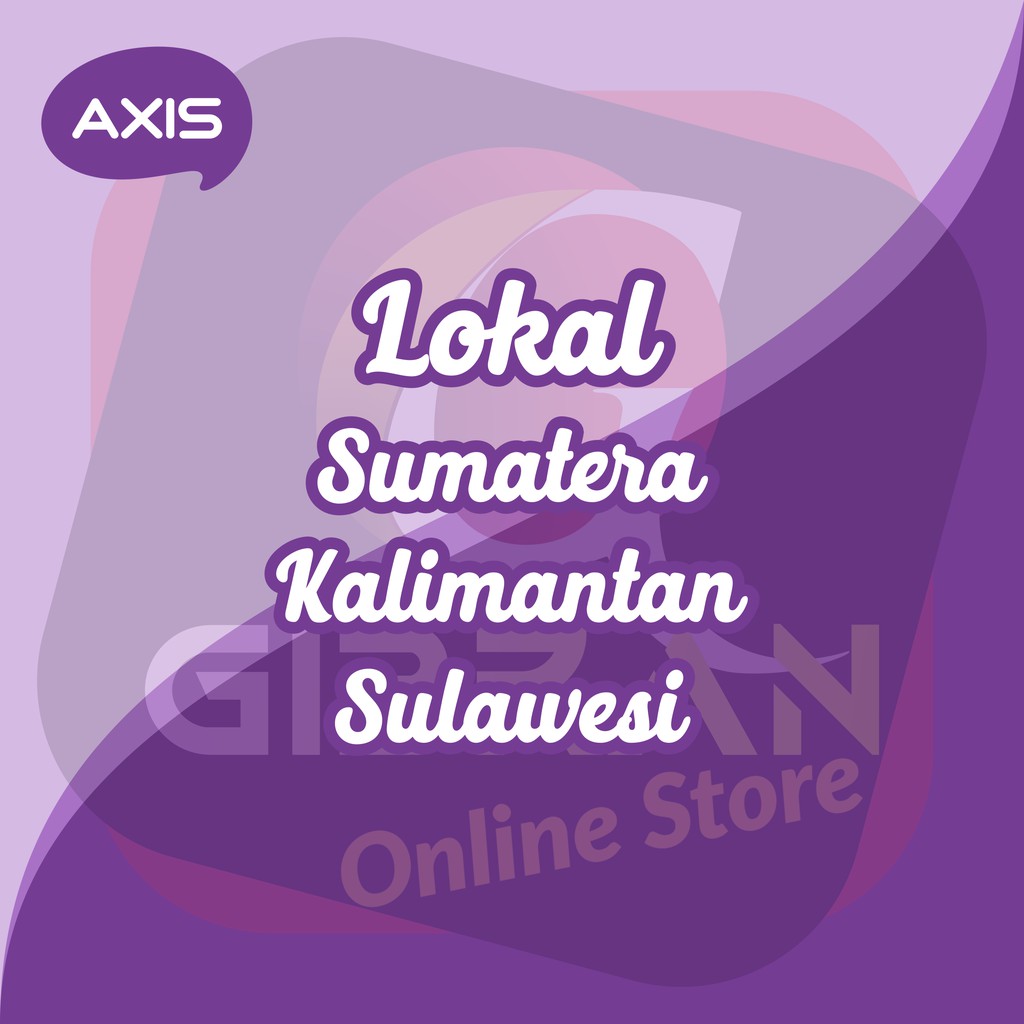 Voucher Axis lokal Sumatera Kalimantan Sulawesi #1