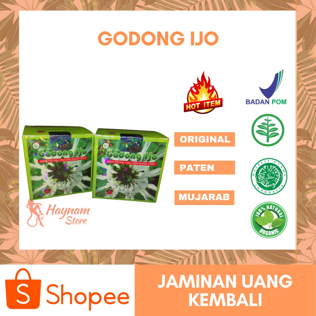 (BISA COD) Godong Ijo Kapsul Original - GODONG IJO ORIGINAL - KAPSUL GODONG IJO ASLI ORIGINAL