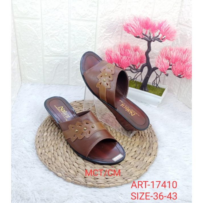 SANDAL WANITA KULIT ASLI NALINI 17410