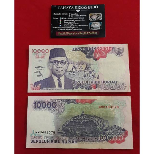 Uang kertas 10 ribu rupiah