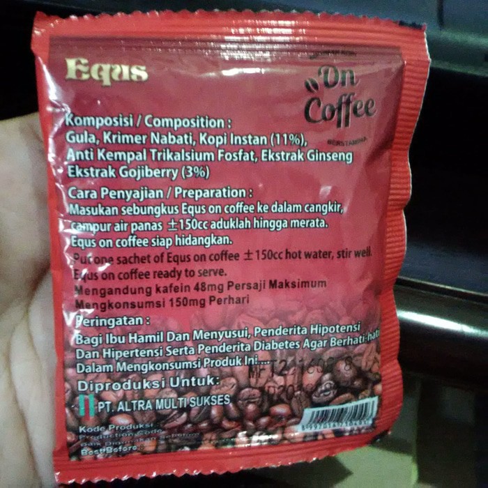 

Equs On-Coffee - Minuman Kopi Stamina Pria