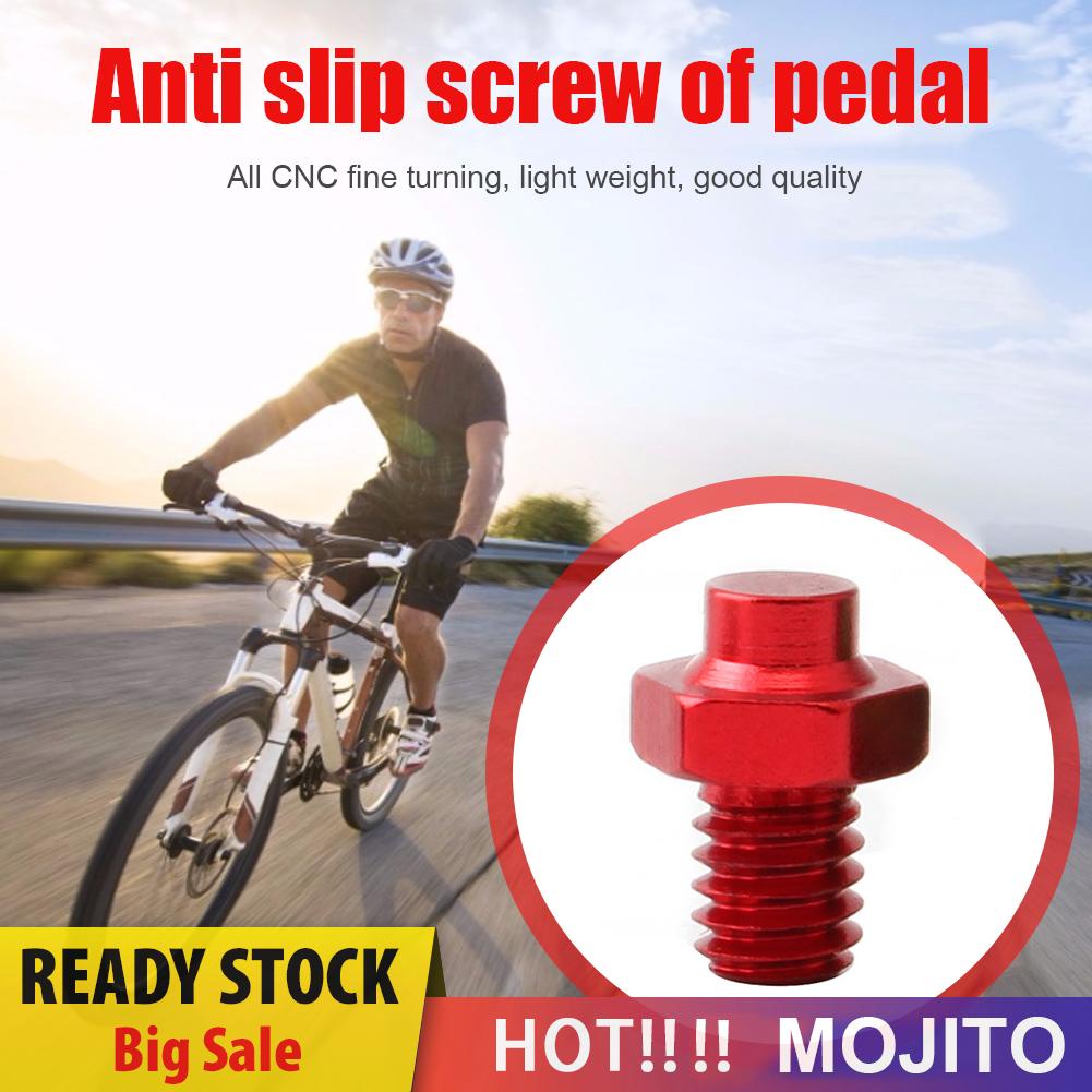 10pcs Baut Pedal Sepeda Gunung M4 Bahan Aluminum Anti Slip
