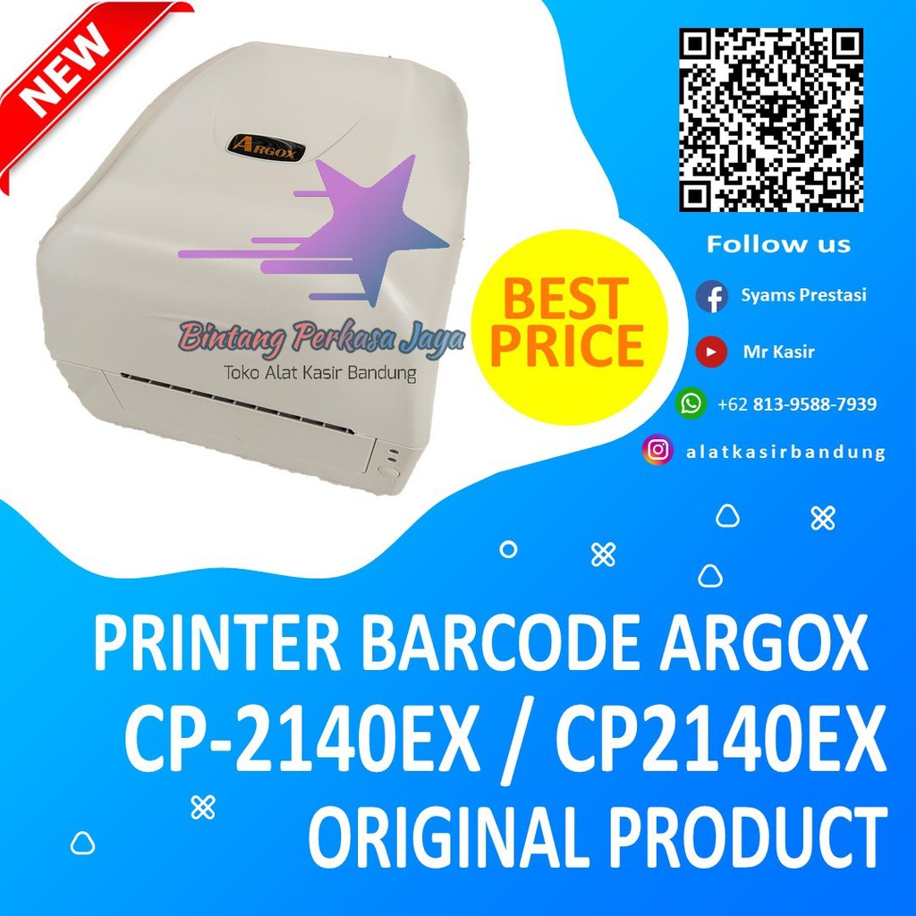 ARGOX BARCODE PRINTER LABEL CP2140/CP2140M/CP2140EX/CP-2140EX Terlaris