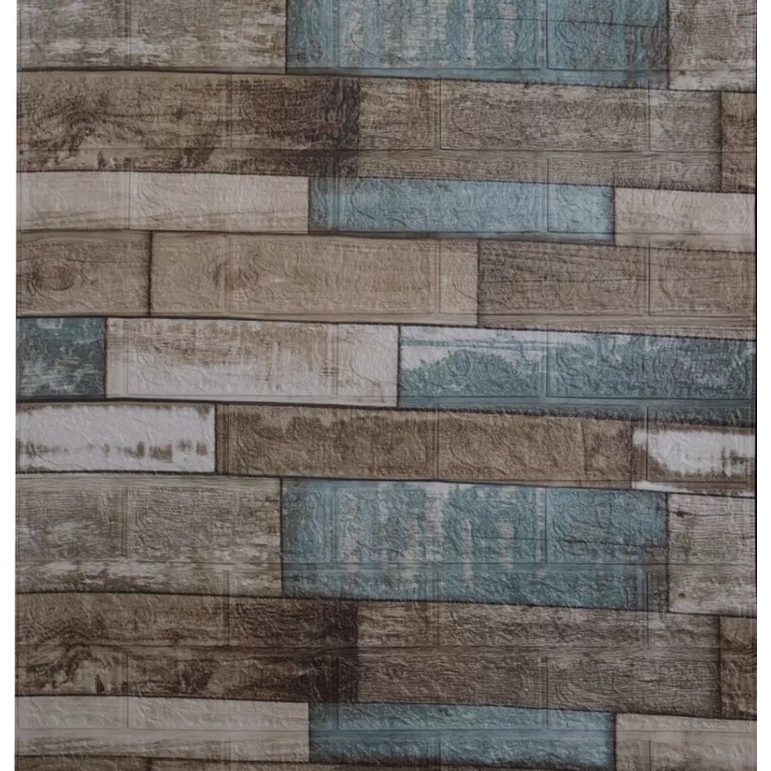 wallpaper 3D Foam / wallfoam dinding 3D Motif bata-bata alam