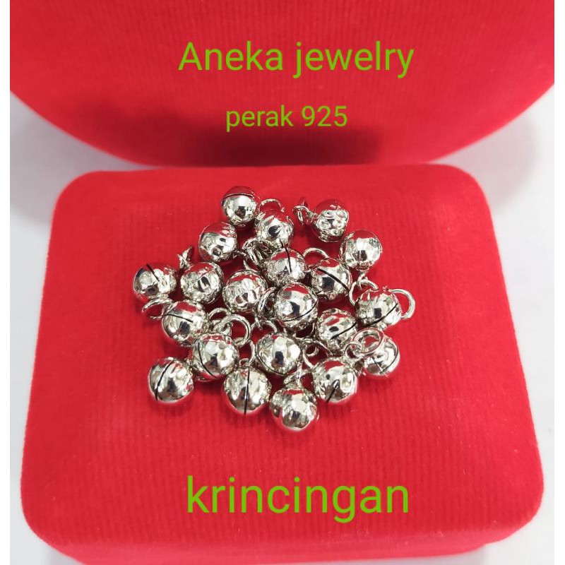 Kerincing (lonceng), perak 925, sepuh emas putih