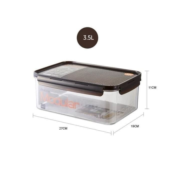 Lock n Lock Bisfree Modular Food Container 3.5L LBF407 Wadah Makanan Lock n Lock