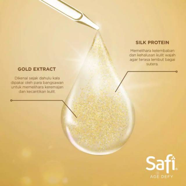 SAFI AGE DEFY GOLD WATER ESSENCE SAFI GOLD WATER SAFI 100ml &amp; 30ml