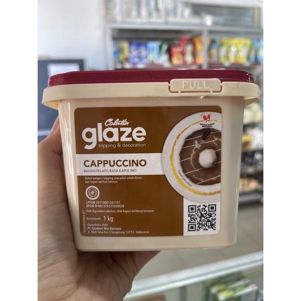 Colatta Glaze 1KG / topping deccoration / bahan pelapis donat donut / cappucino / dark chocolate / green tea matcha / strawberry / tiramisu / white vanilla