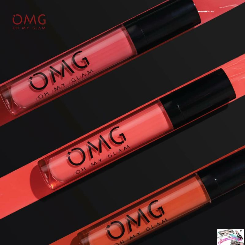 ☃Cutezz_Ching1☃OMG Oh My Glam Matte Kiss Lip Cream||OMG Lip Cream Crycle Of Love Edition 3.5g