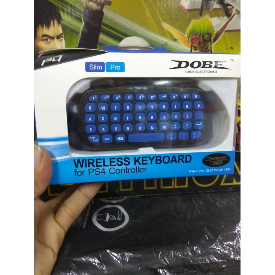 DOBE WIRELESS KEYBOARD FOR PS4 CONTROLLER