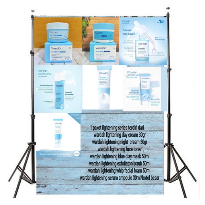 [WARDAH 100% ORI] 1 PAKET WARDAH LIGHTENING SERIES/PAKET 1/PAKET HANTARAN/PAKET SKINCARE