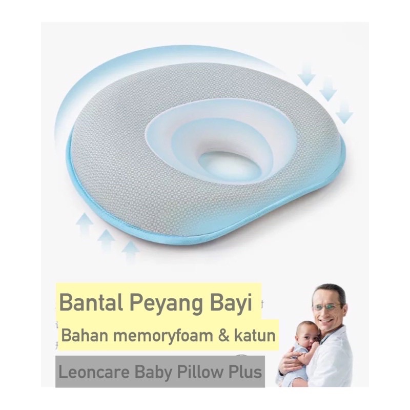 Leleoncare Bantal Peyang Bayi Baru Lahir Plus Newborn Head Pillow