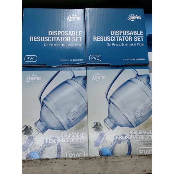 ambubag dewasa resuscitator set PVC dewasa