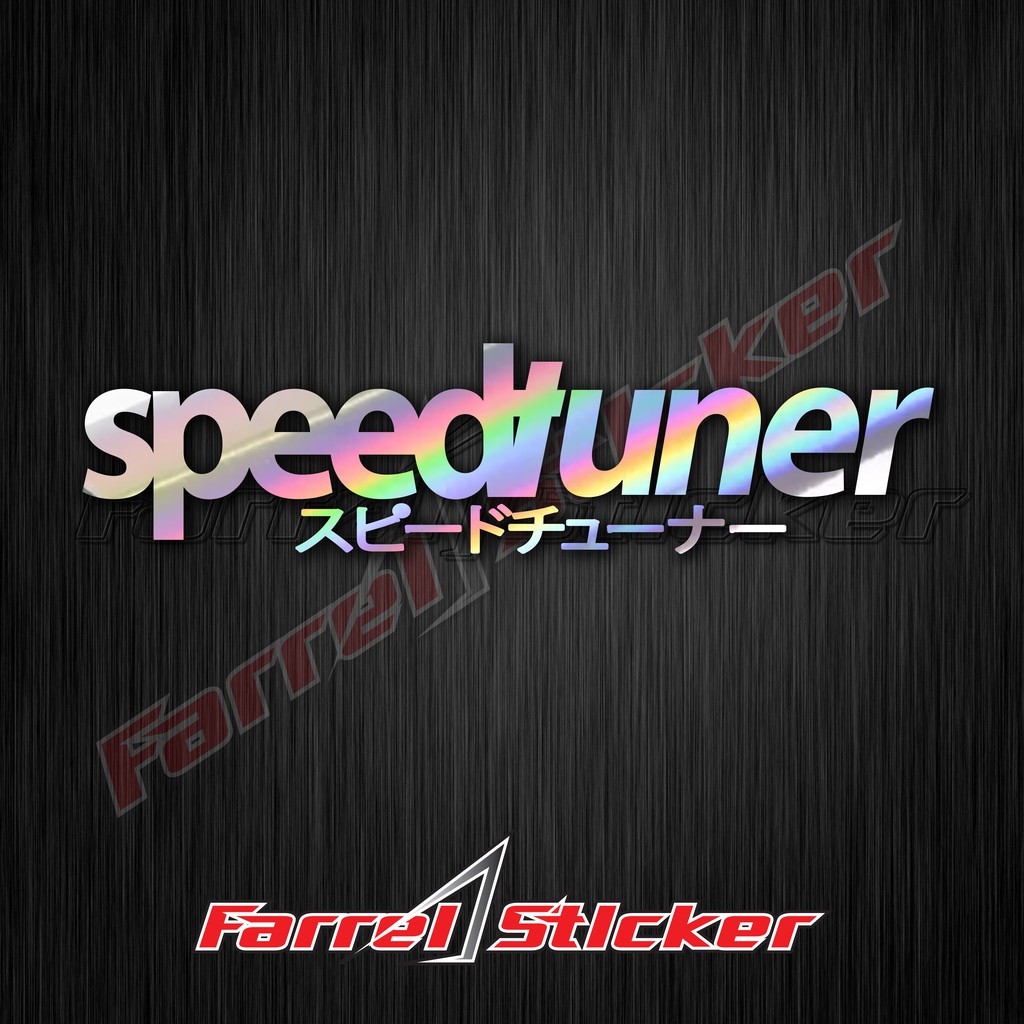 stiker speedtuner sticker speed tuner hologram