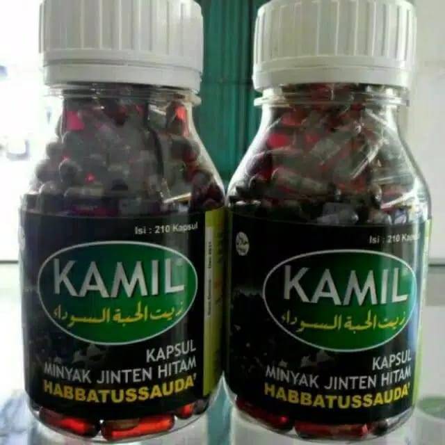Kamil Kapsul Minyak Jintan Hitam Habbatusauda 210 kapsul