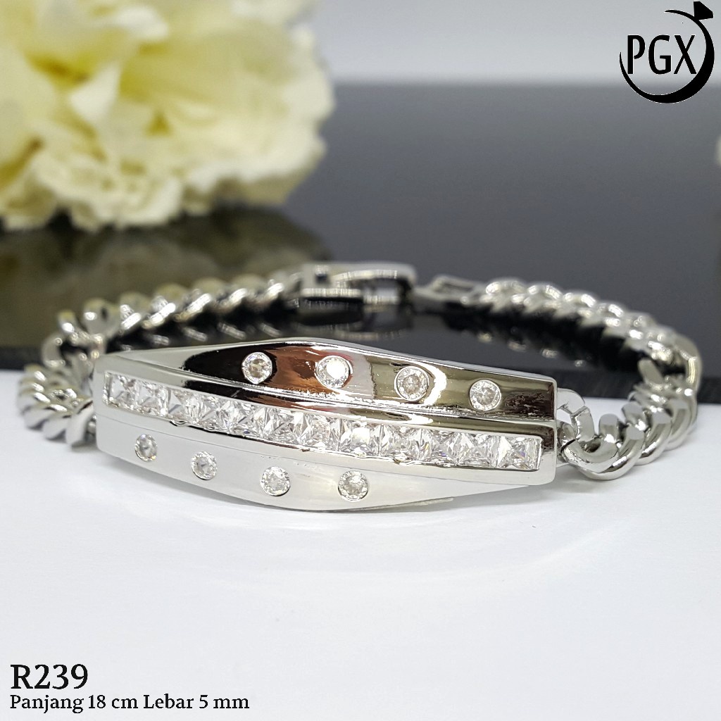 PGX Gelang Tangan Xuping Wanita Perhiasan Lapis Emas Aksesoris Fashion Premium - R239