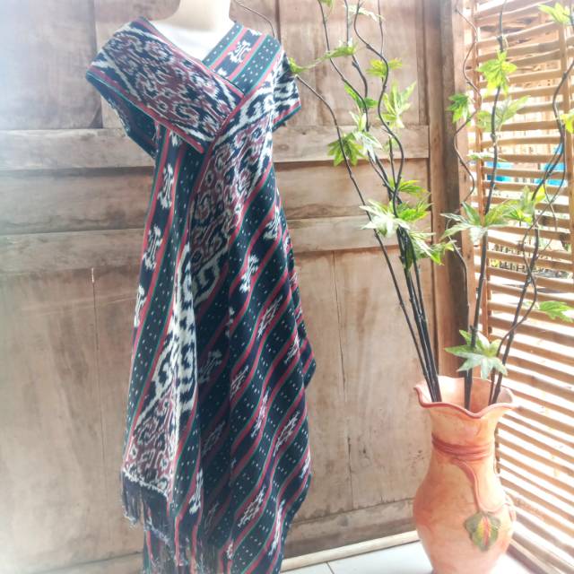 Dress Batik Tenun Troso cantik tunik elegan dan membudaya outer