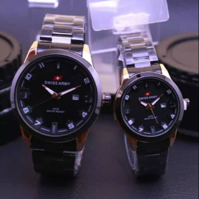 Jam tangan couple swiss time