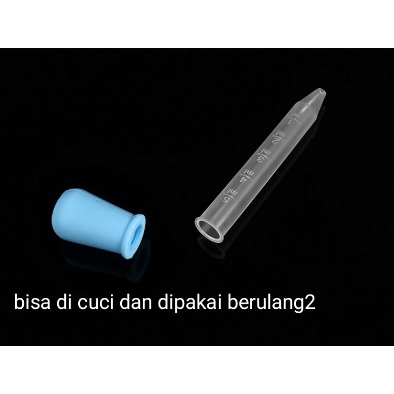 Pipet Tetes Obat ASI Bayi Anak Baby Medicine Feeder Silicone Silikon Anjing Kucing hewan Pet