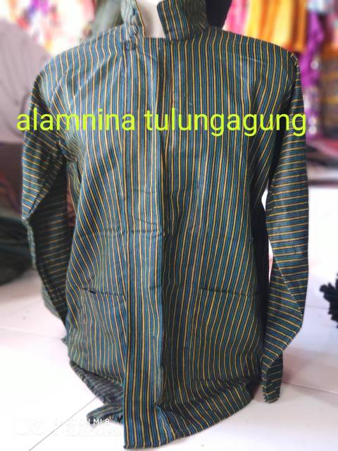 Baju atasan kebaya sorjan Surjan lurik bayi anak dewasa