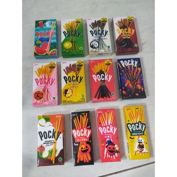 Magnet kulkas miniatur snack pocky set/cereal/ shopping bag